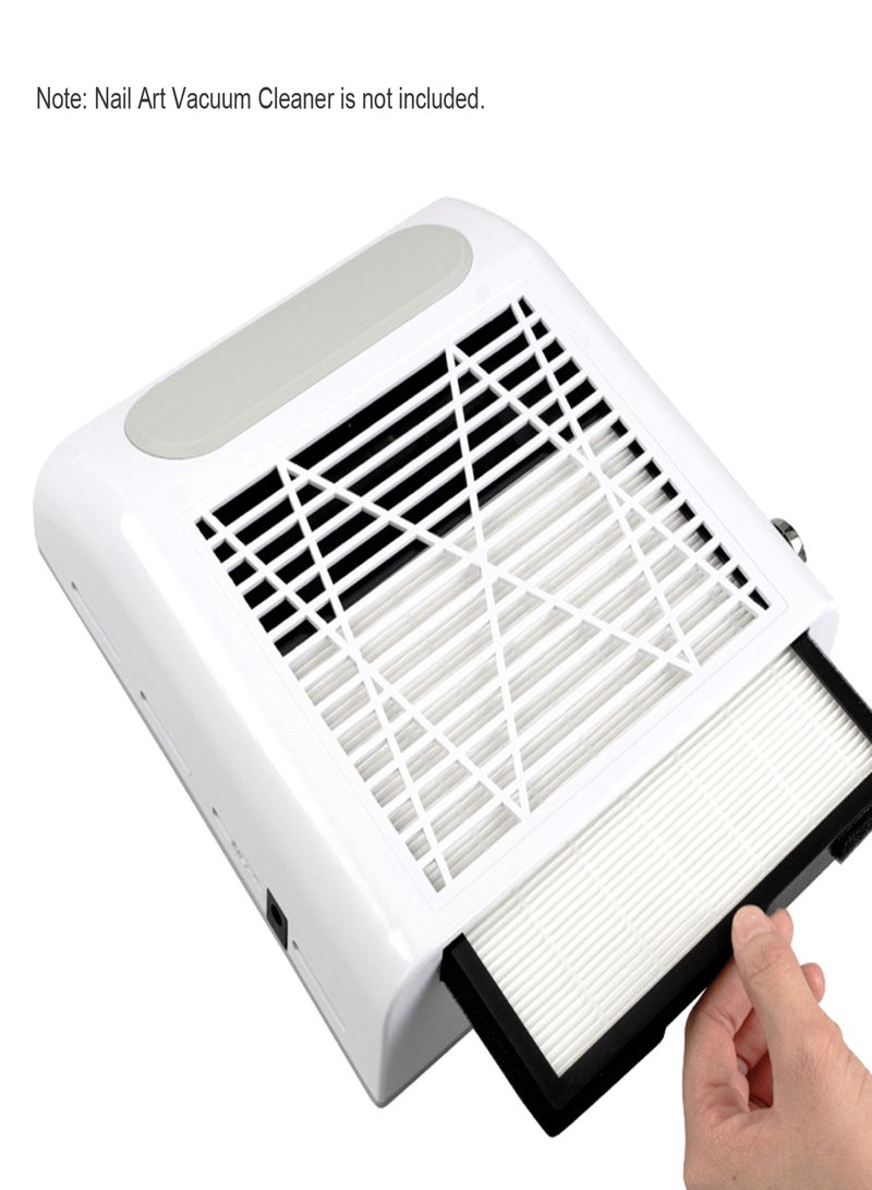 Aiseely For 858-8 Pull-out Nail Art Vacuum Cleaner Filter Reusable Filter High Density Nail Collection Mesh Filter - Image 2