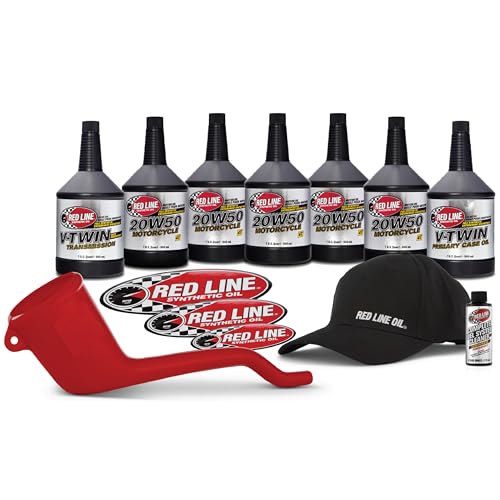 Red Line 90226 Powersport Motor Oil V-Twin 20W50 Powerpack Kit - Image 1