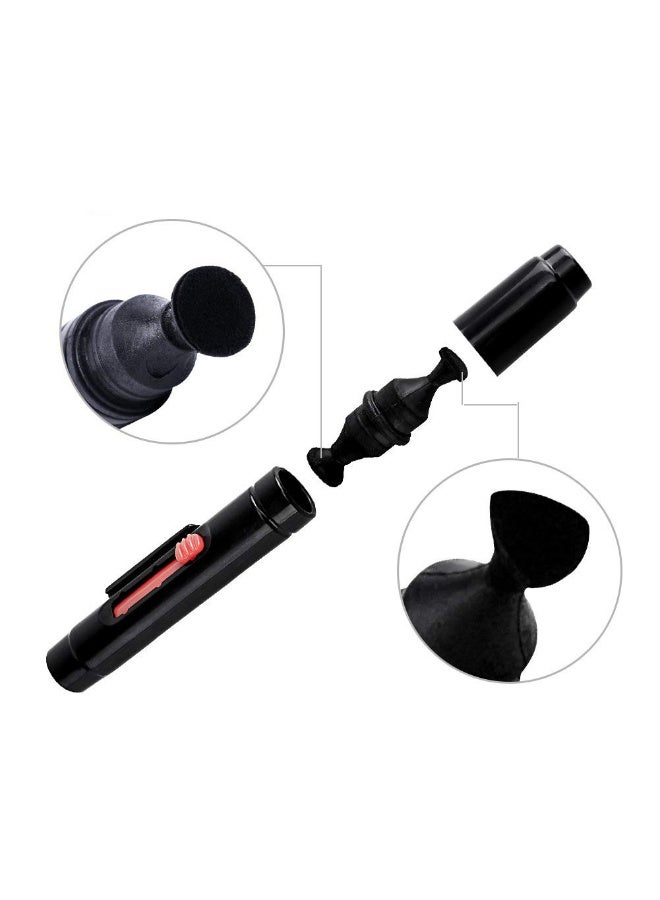 3-in-1 Camera Cleaning Kit: Black Silicone Air Blower, Microfiber Cloth & Dual-Tip Pen for Lens, Filter, Phone, Tablet, Travel Photo Backpack - Image 4