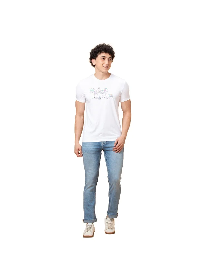 Being Human Mens Mid Tone Straight Fit Denims