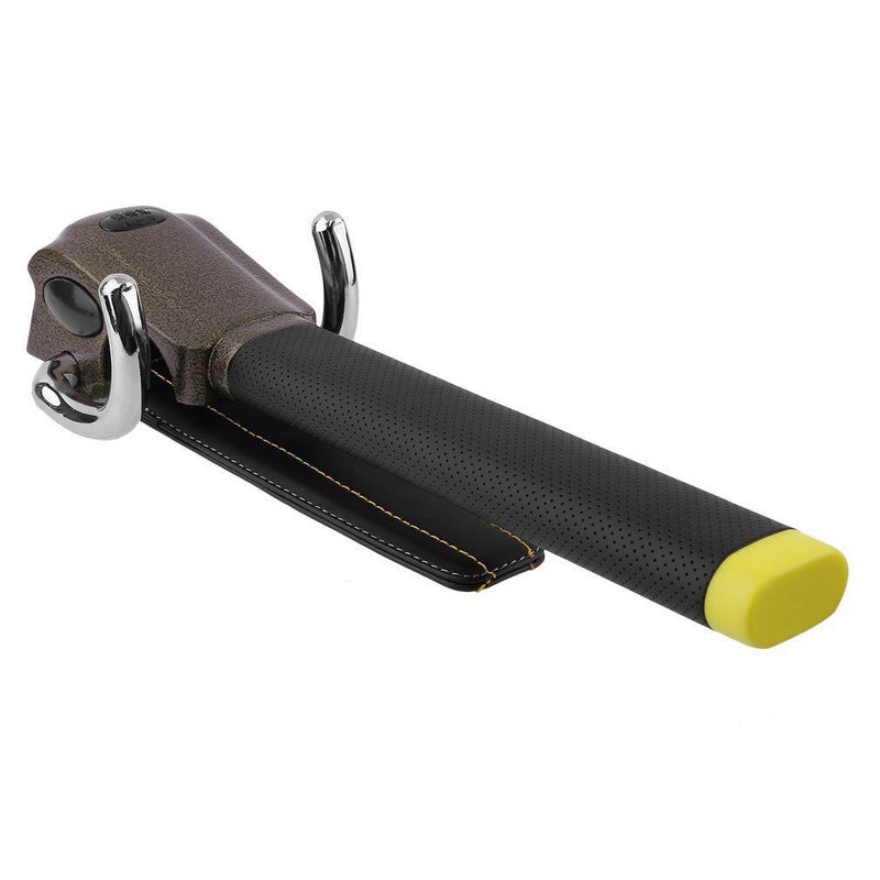 Car Steering Wheel Lock - Anti-Theft Alarm with Airbag Safety, Universal for Small Cars - Image 2