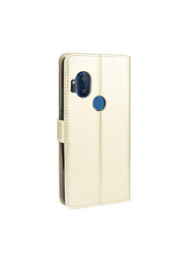 S-TOP Case For Motorola One Hyper Retro Crazy Horse Texture Horizontal Flip Leather Case with Holder & Card Slots & Photo Frame - Image 3
