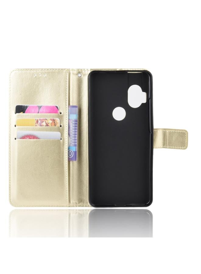 S-TOP Case For Motorola One Hyper Retro Crazy Horse Texture Horizontal Flip Leather Case with Holder & Card Slots & Photo Frame - Image 4