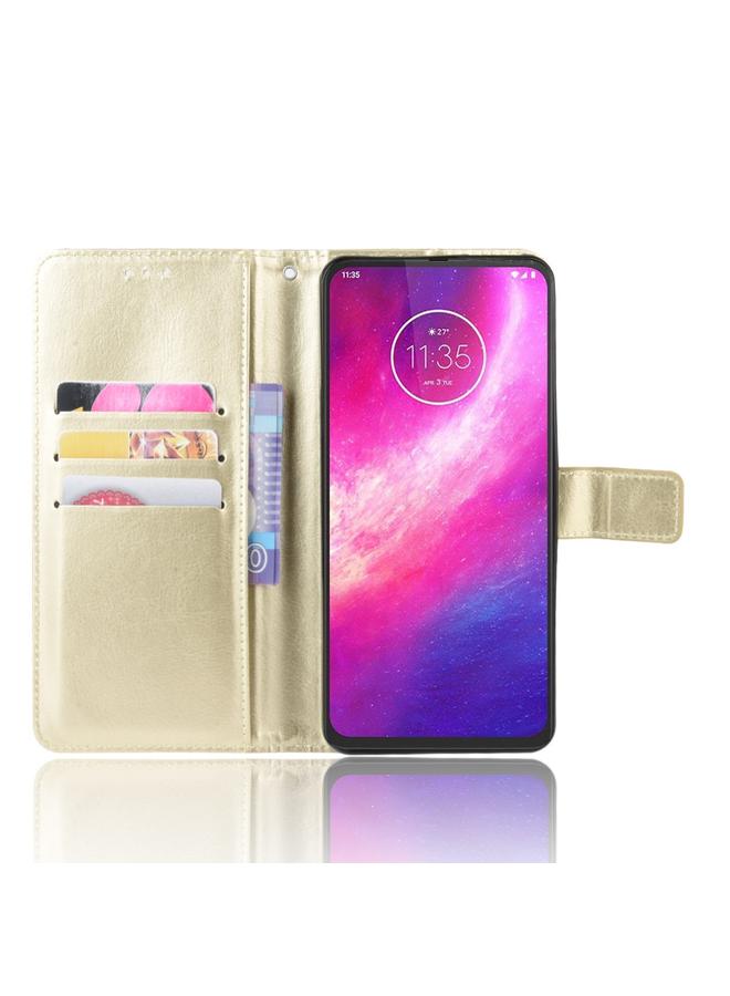 S-TOP Case For Motorola One Hyper Retro Crazy Horse Texture Horizontal Flip Leather Case with Holder & Card Slots & Photo Frame - Image 5