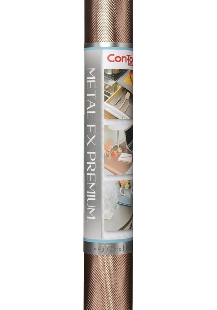 Con-Tact Brand Shelf and Drawer Liner in Brushed Copper - 18x72 inches - Image 1