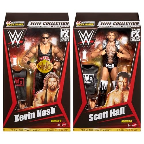 WWE Package Deal Set of 2 NWO Kevin Nash Scott Hall from The Vault Ringside Exclusive Series 6 - Image 1