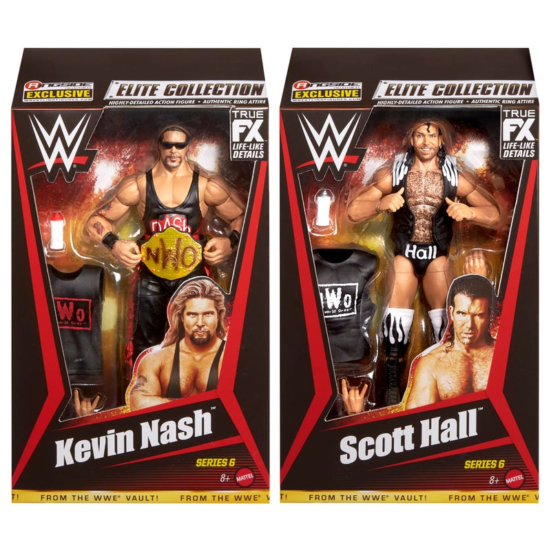 WWE Package Deal Set of 2 NWO Kevin Nash Scott Hall from The Vault Ringside Exclusive Series 6 - Image 3