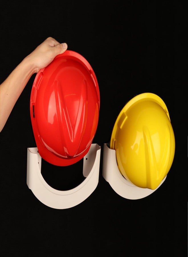 WLSANX Hard Hat Rack 2 Pack, Hard Hat Storage Rack Hard Hat Helmet Holder,Hard Hat Placement Hanging Rack for Workshop Office Living, Hard Hat Rack Display Rack (Simple style) - Image 3
