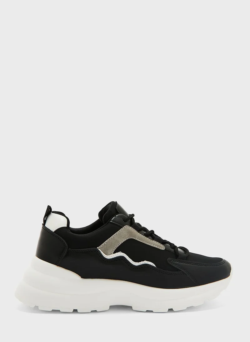 Ginger Colourblock Sole Detail Sneaker