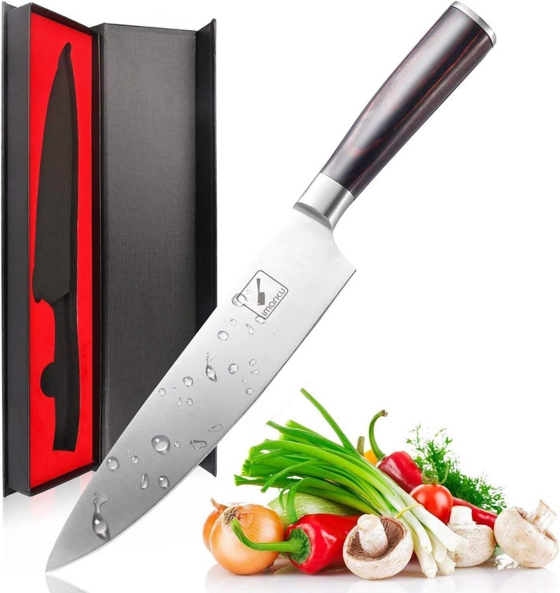 imarku Chef Knife 8 inch, High-Carbon Stainless Steel Pro Kitchen Knife with Ergonomic Handle and Gift Box, Chef's Knives for Professional Use, Gifts for Men and Women - Image 1