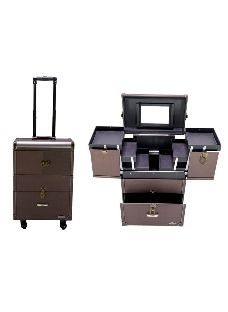 SUNRISE Cosmetic Cases Large Capacity Makeup Artist Trolley  - Image 1