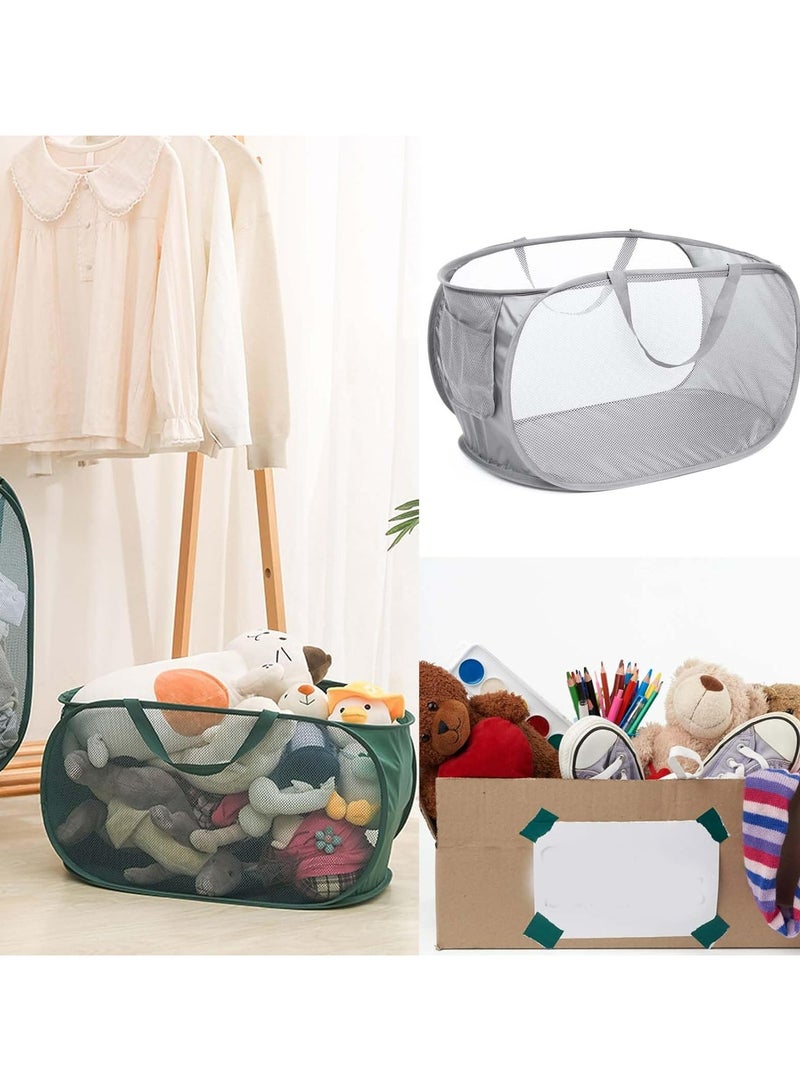 أوزيغالور سلة غسيل قابلة للطي متينة - مع مقابض وخطاف للغسيل - Image 5