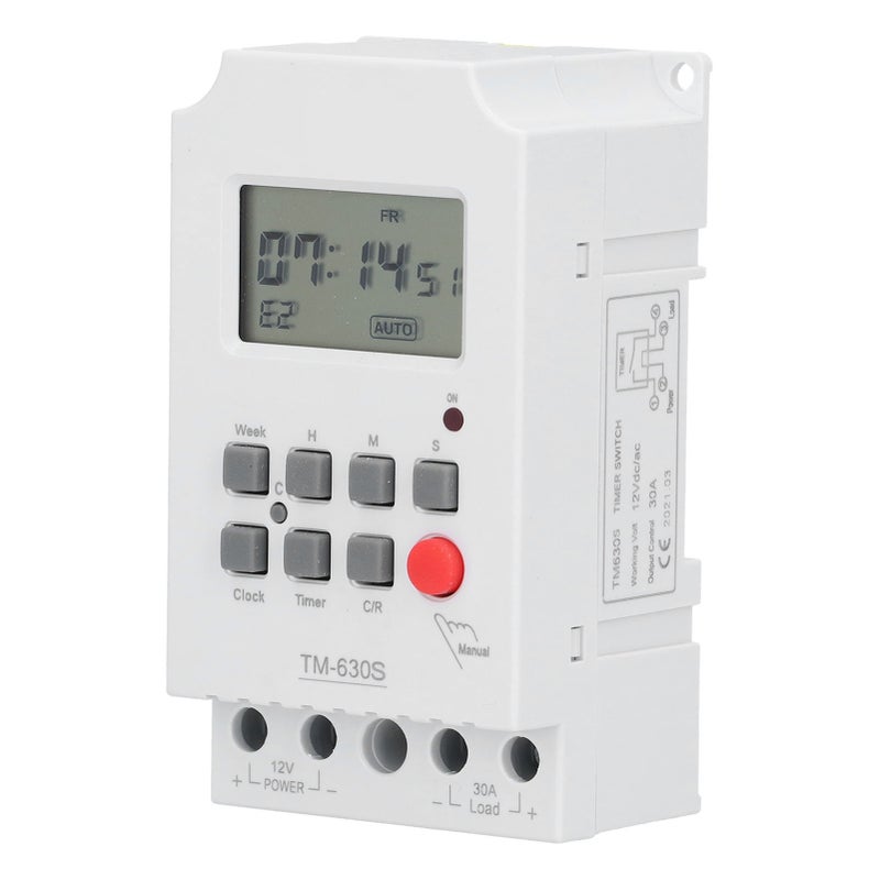 Microcomputer Timer Switch 7‑Day Electronic Accessories with Digital Display for Light Control - Image 4