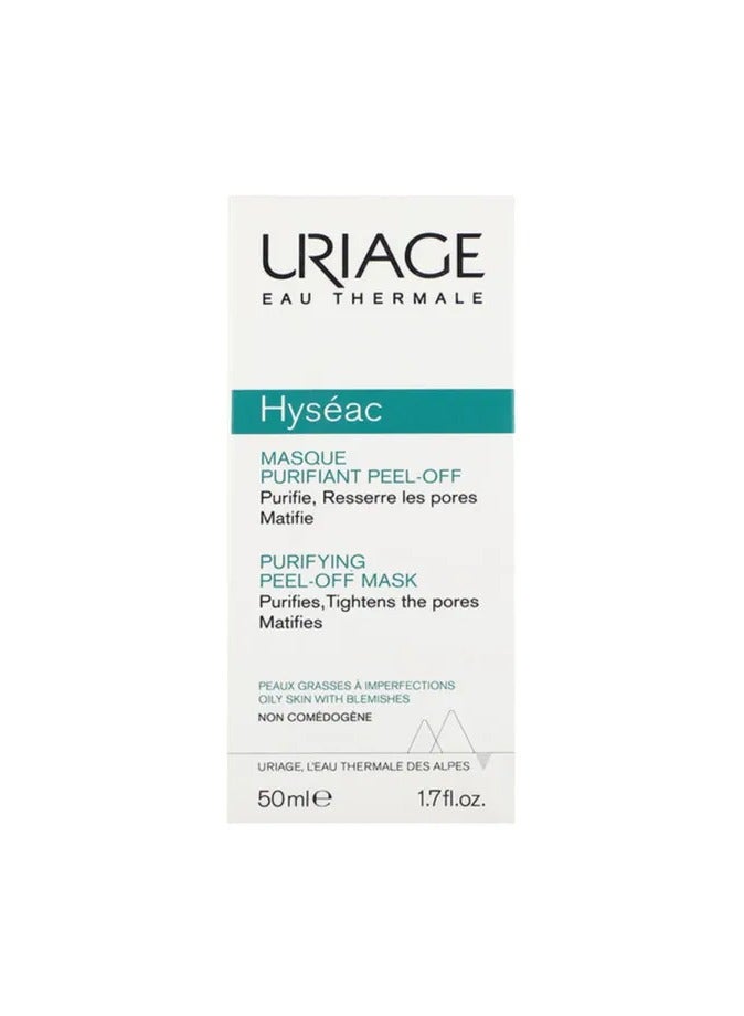 Uriage Hyseac Purifying Peel-Off Mask For Oily Skin With Blemishes 50ml - Image 2