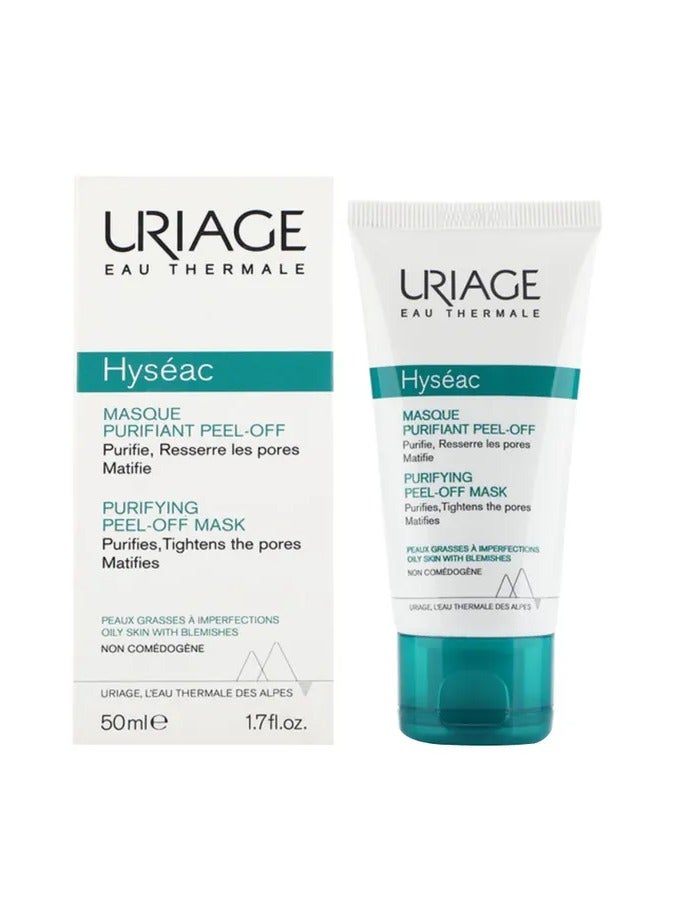 Uriage Hyseac Purifying Peel-Off Mask For Oily Skin With Blemishes 50ml - Image 3