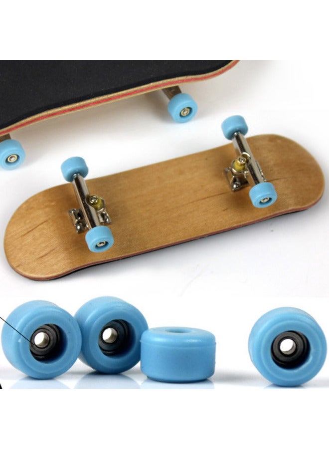 Professional Type Bearing Wheels Pu Anti-slip Pads Maple Finger Skateboard Novel Desktop Children's Toy Accessories Complete-Color:Red  - Image 4