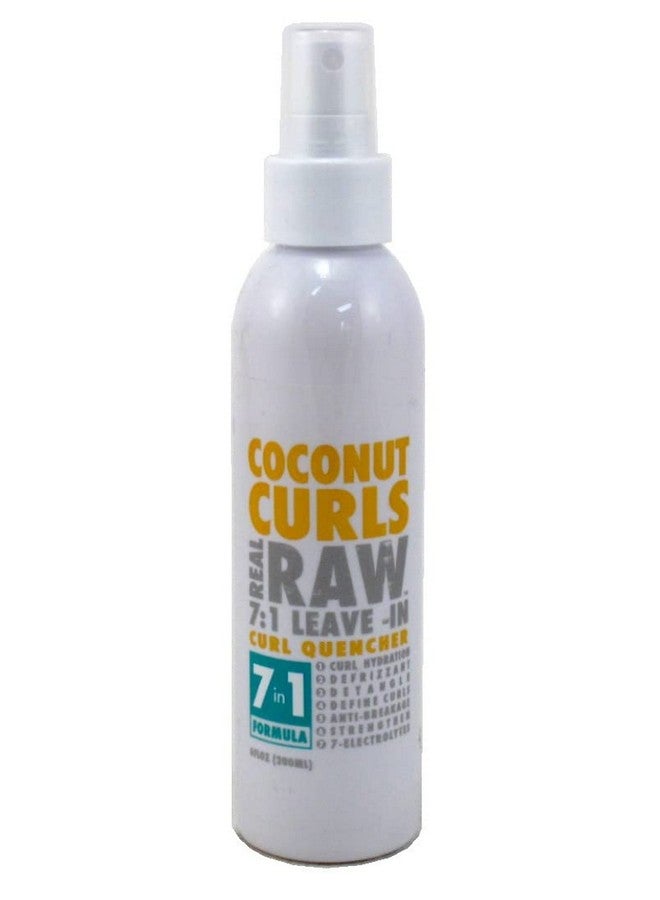 Real Raw Leave-In Coconut Curls 7-In-1 Quench 6 Ounce (177ml) - Image 3