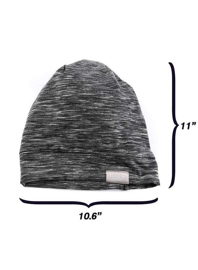 ELIHAIR Kids Beanie Sleep Hats Bonnet For Night Sleeping Cap Silky Lined Satin Bonnet With Adjustable Elastic Band For Teens Toddler Child Natural Curly Frizzy Hair Cover(Grey Pale)  - Image 3
