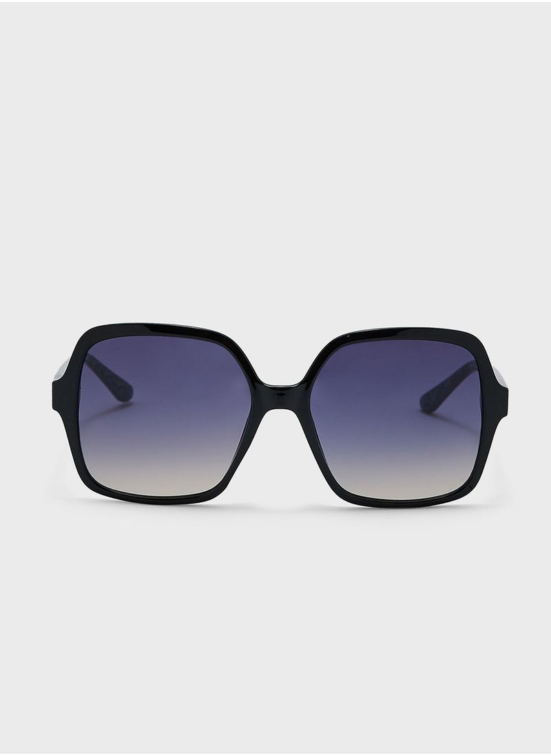 GUESS - Gradient Oversized Rectangle Shape Sunglasses - Image 1