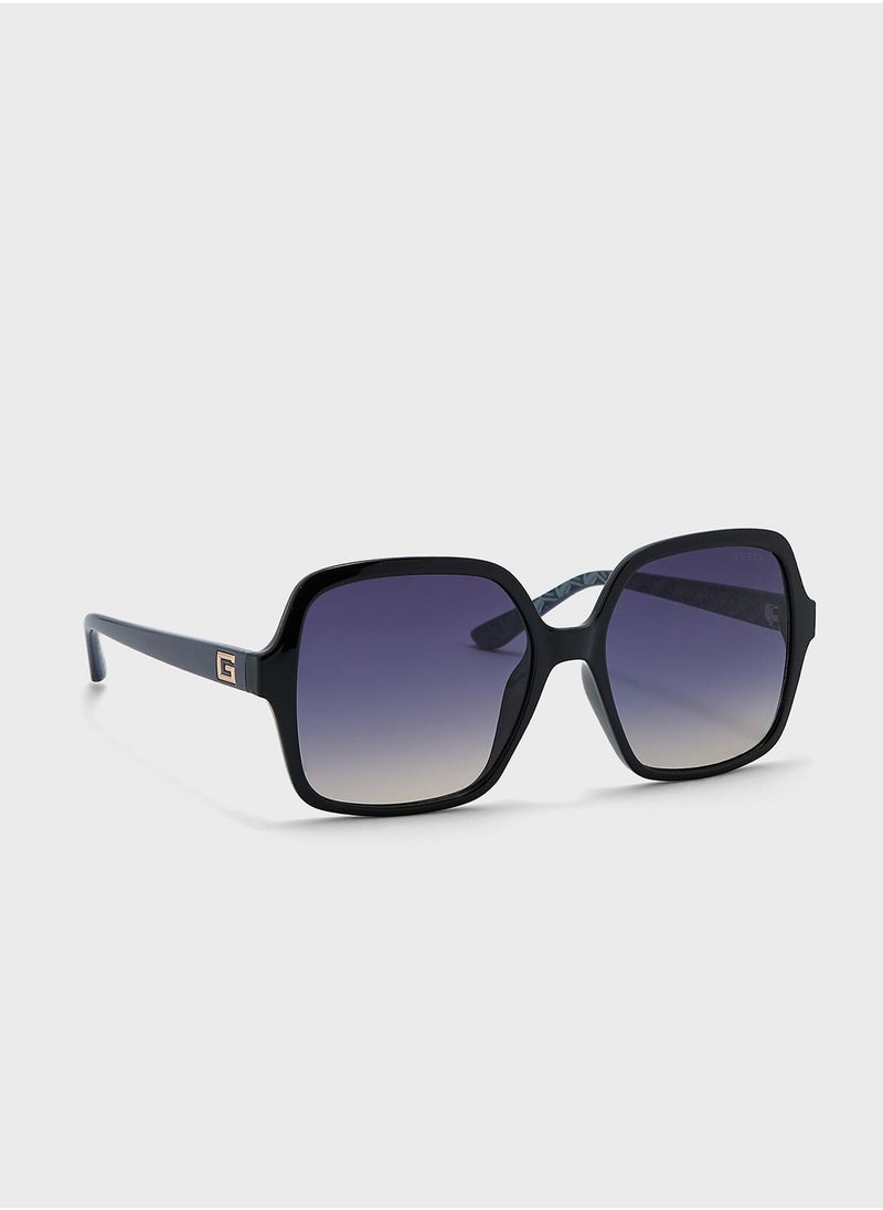 GUESS - Gradient Oversized Rectangle Shape Sunglasses - Image 1