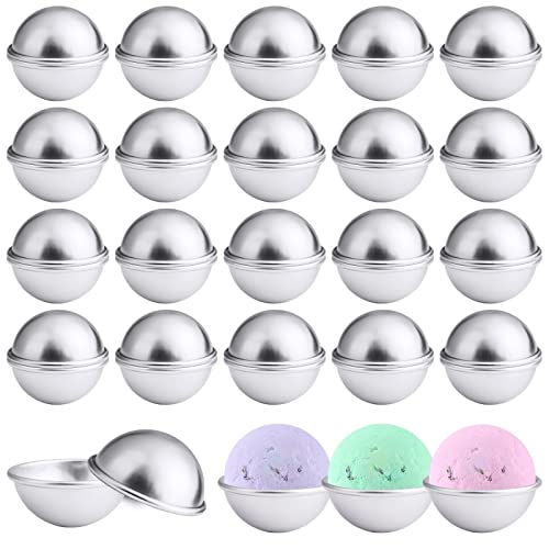 Petutu 40PCS- Bath Bomb Mold Kit, 20 Set Soap Mold & Bath Bombs Press for DIY Making Supplies - Image 1
