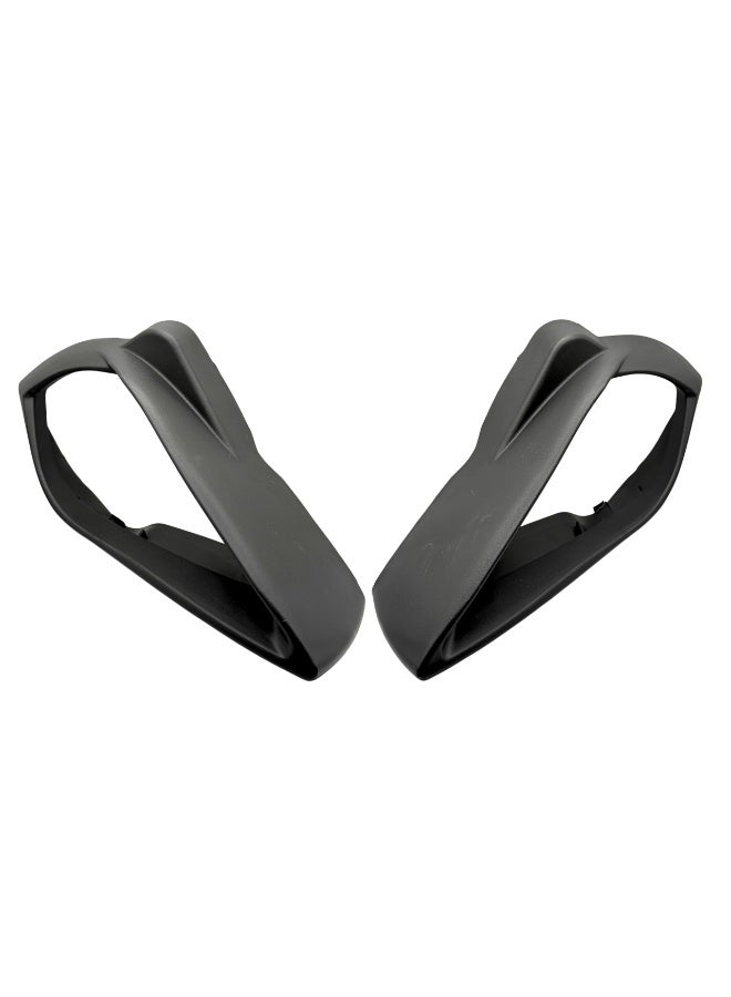 Fukukawa Headlight Trim Cover Pair for Yamaha Raptor 700 / 700R ATV Left & Right ABS Plastic Black - Image 1