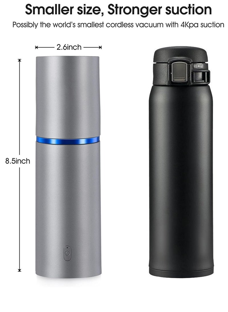 KASTWAVE Mini Vacuum, Air Duster and Hand Pump 3 in 1, Cordless Handheld Vacuum, USB Rechargeable, Easy to Clean Desktop, Keyboard, Drawer, Car Interior and Other Crevices, Small Spaces - Image 3