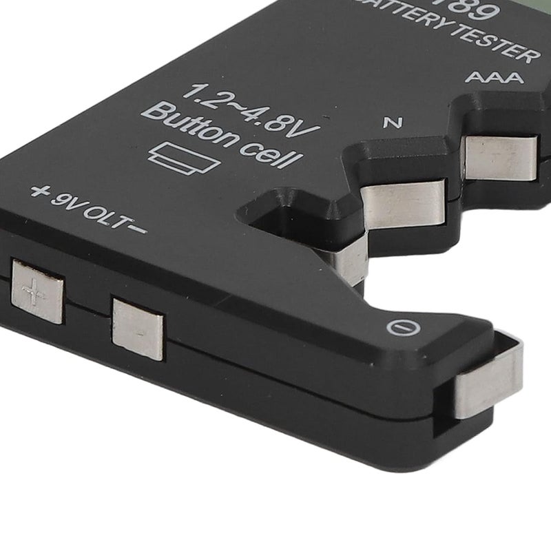 Digital Battery Capacity Tester For AA AAA 9V 1 5V Batteries With LCD Display Black - Image 4