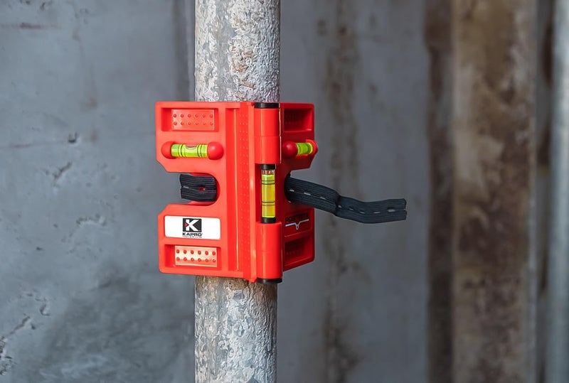 Kapro - 340 Postrite Post Level - Adjustable Folding Post Level - For Use on Posts and Pipes - Includes Strap and 3 Vials - Magnetic - Image 5