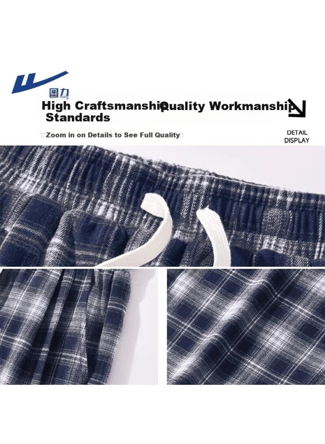 Pull Back Warrior Plaid Pants Women Spring New Loose Lazy Style Wide-leg Pants American Retro Pee Casual Trousers - Image 3