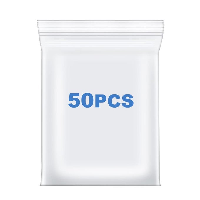 50 PCS 11 X 15 LARGE THICK 24 MIL CLEAR ZIP POLY BAGS PLASTIC RECLOSABLE ZIP SEAL LOCK BAGS CLOTHING SHOES TOYS PRINTS ZIPPER BAG