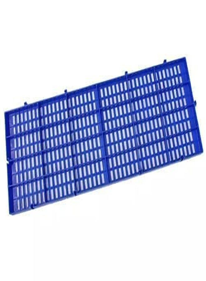 BohoBark Pet Plastic Flooring Mat 36x12 Inch | Multipurpose Non-Slip Floor Mat for Dogs, Cats, Rabbit & Goat | Durable Waterproof Pet Cage & Feeding Area Mat (Blue, Dog MAT Set of 4) - Image 3