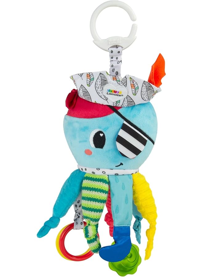 Lamaze Tomy Clip On Toy Captain Calamari - Image 1