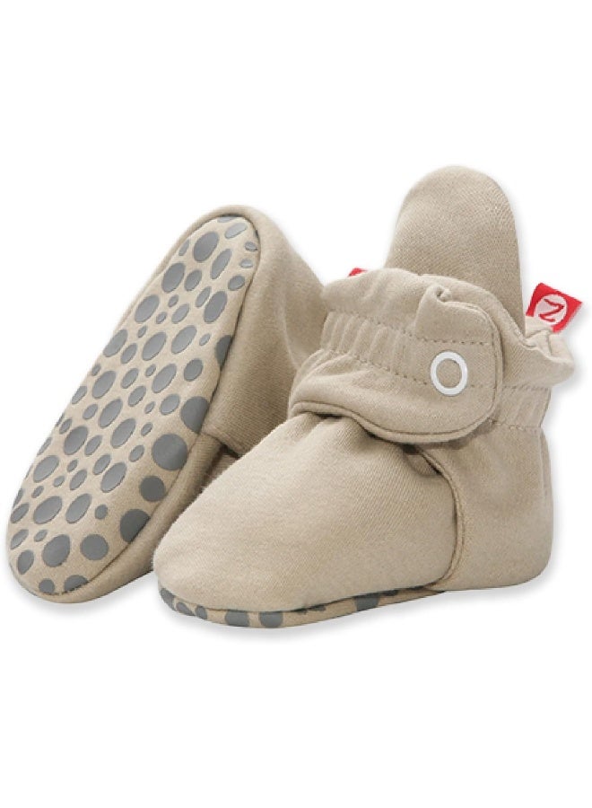 Zutano Zutano Unisex Organic Cotton Baby Booties With Gripper Soles  - Image 1