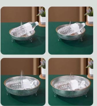 Lariox Multipurpose Stainless Steel Rice Washing Baskets Strainer Drainer with Handle Vegetable Fruit Noodles Washing Filter Basket for Kitchen Bowl Storing and Straining - Image 5