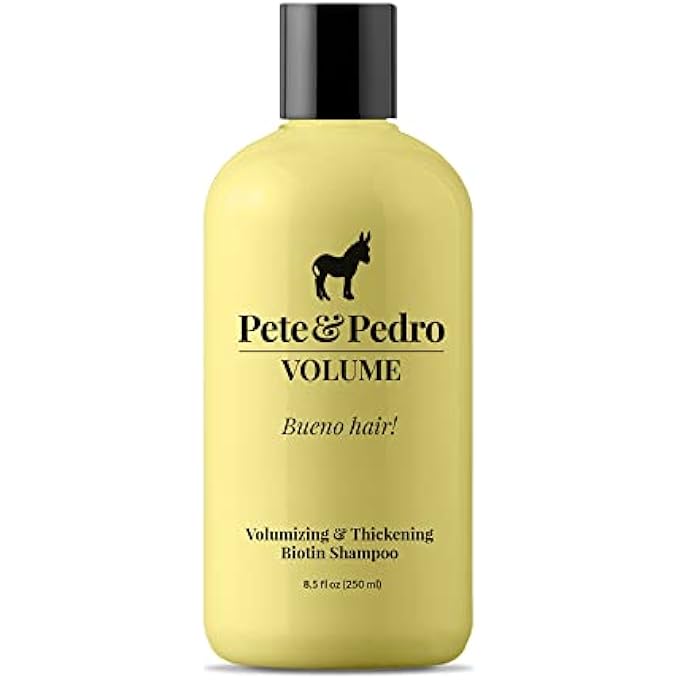 Pete & Pedro VOLUME - VOLUMIZING & THICKENING BIOTIN HAIR STRENGTHENING MEN'S SHAMPOO | AS SEEN ON SHARK TANK, 8.5 OZ. - Image 2