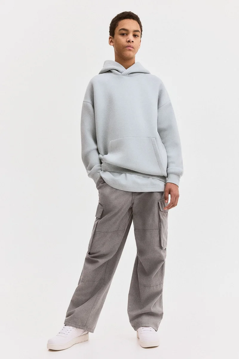 H&M Cotton canvas parachute trousers