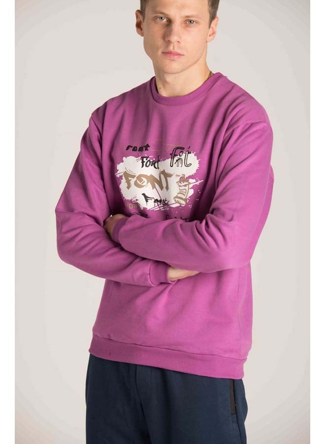 Marco Bergamo Sweatshirtwith Conterste Print - Image 2