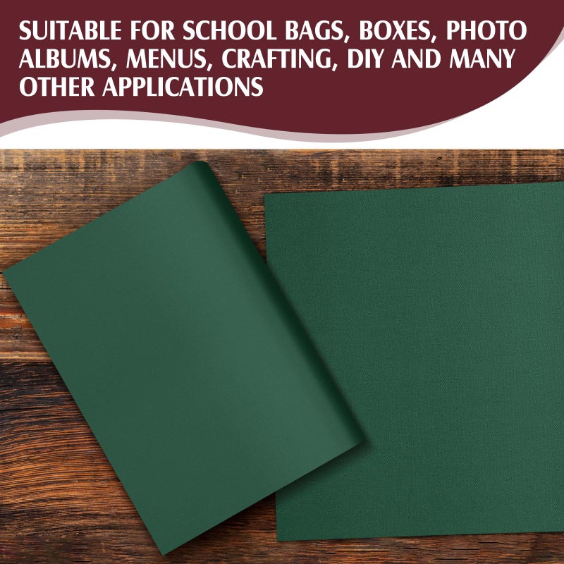 PerKoop 4 Pcs Book Cloth for Book Binding 40 x 16 Inches Bookcover Fabric Surface and Paper Backed Close Weave Book Binding Cloth for Scrapbooking Album DIY Crafts, 4 Colors - Image 5