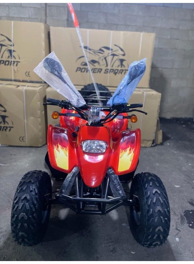 Power Sport 4X4 Motorcycle Sport Sport 100Cc - Red - Image 2
