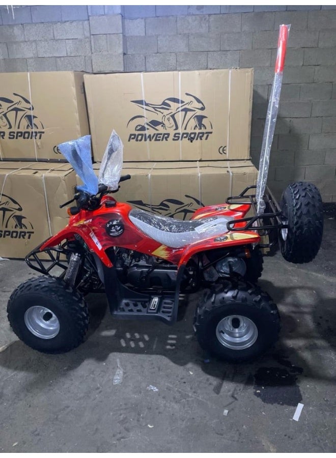 Power Sport 4X4 Motorcycle Sport Sport 100Cc - Red - Image 3