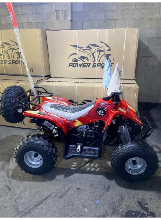 Power Sport 4X4 Motorcycle Sport Sport 100Cc - Red - Image 4