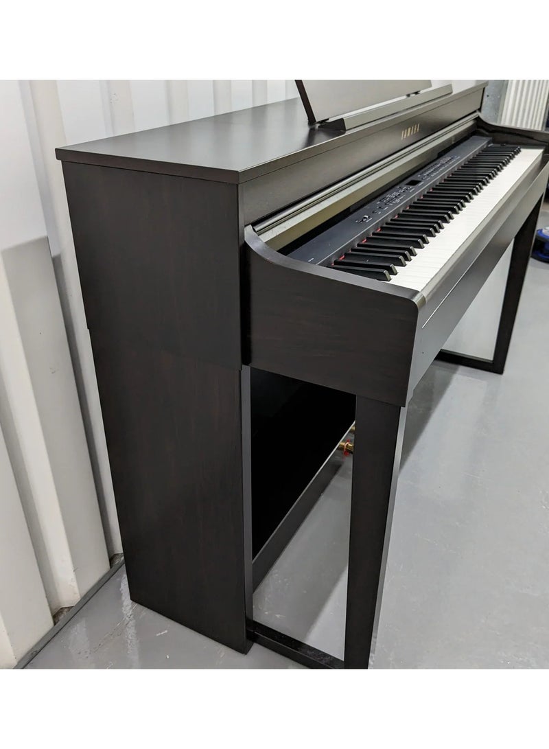 ياماها CLP440 بيانو رقمي مجدد ومقعد في خشب الورد الداكن - Image 3