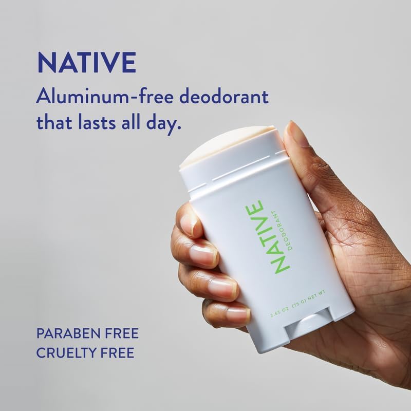 Native Sensitive Deodorant Contains Naturally Derived Ingredients, 72 Hour Odor Control | Deodorant for Women & Men, Aluminum Free with Baking Soda, Coconut Oil and Shea Butter, Cucumber & Mint - Image 5