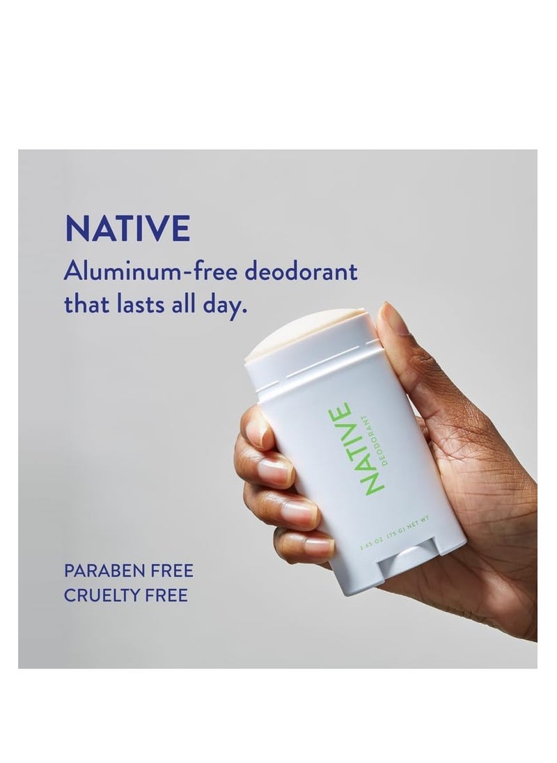 native Native Sensitive Deodorant Contains Naturally Derived Ingredients, 72 Hour Odor Control | Deodorant & Women and Men, Aluminum Free with Baking Soda, Coconut Oil and Shea Butter | Cucumber & Mint  - Image 2