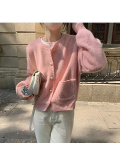 Pink [knitted coat/sense