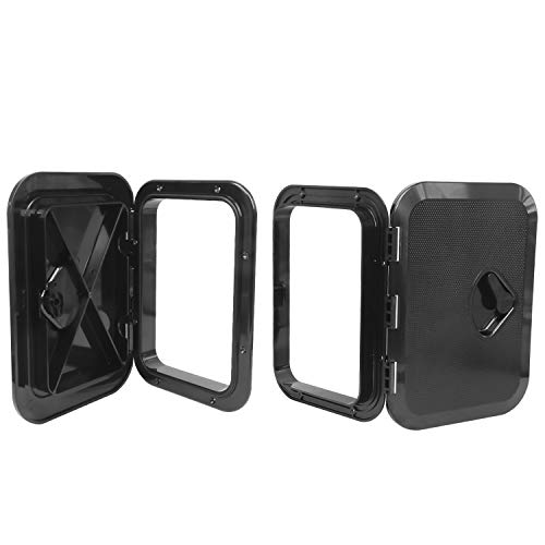 Amarine Made Marine Access Hatch Boat Hatch Lid Deck Access Hatch & Lid 10-5/8" X 14-3/4" - White or Black 270mmx375mm (Black) - Image 5