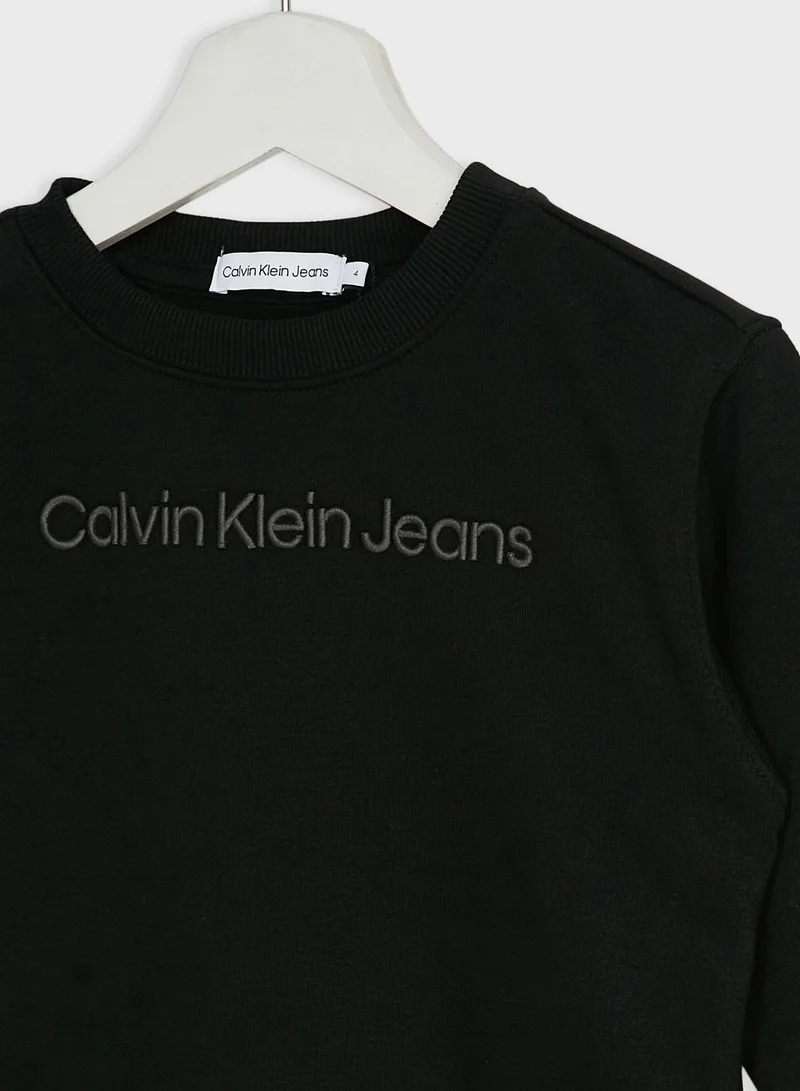 Calvin Klein Jeans Kids Logo Sweatshirt
