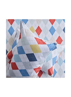 Home Box Nora 2-Piece Plaid Reversible Microfibre Pillow Cover Set 50 x 75 cm  - Image 3