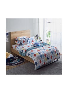 Home Box Nora 2-Piece Plaid Reversible Microfibre Pillow Cover Set 50 x 75 cm  - Image 5